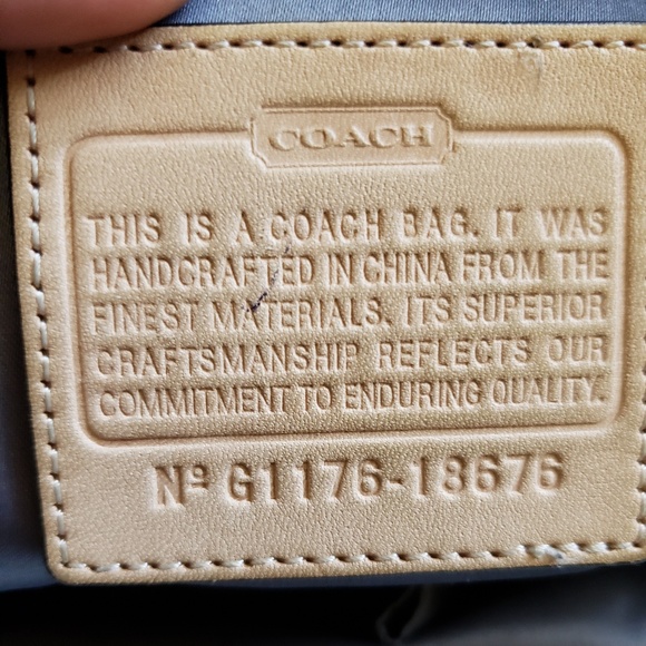 Coach Poppy signature handbag - Picture 4 of 8